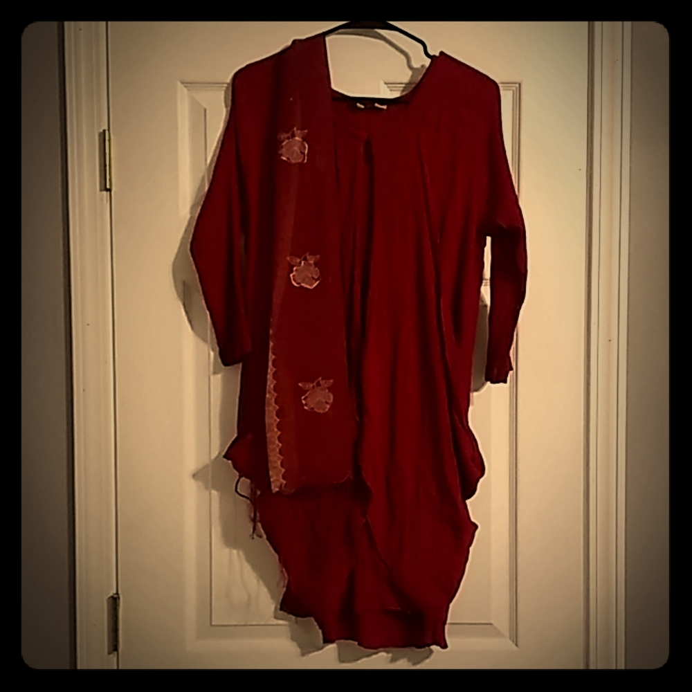 Dress with accessories